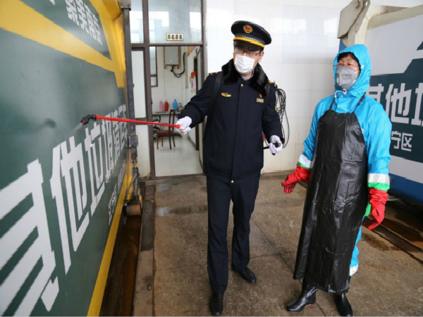 徐州市城管局开展市区环境卫生和生活垃圾分类检查督导工作